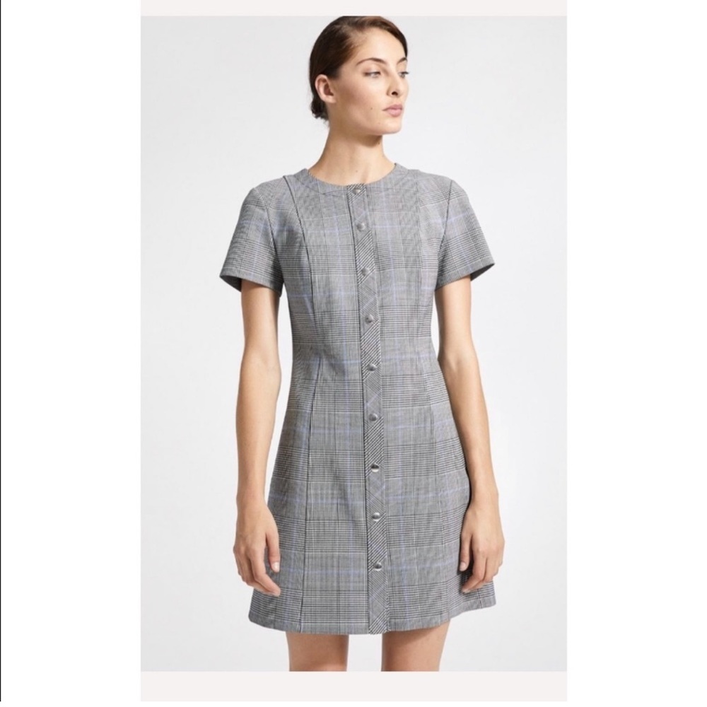 Theory Easy Snap Shift Dress.